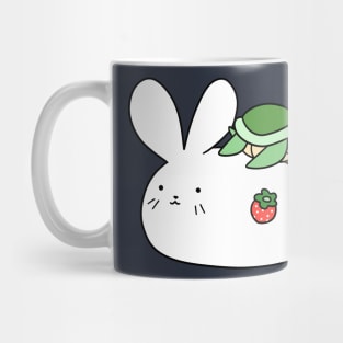 Strawberry Bunny and Tiny Turtle Mug